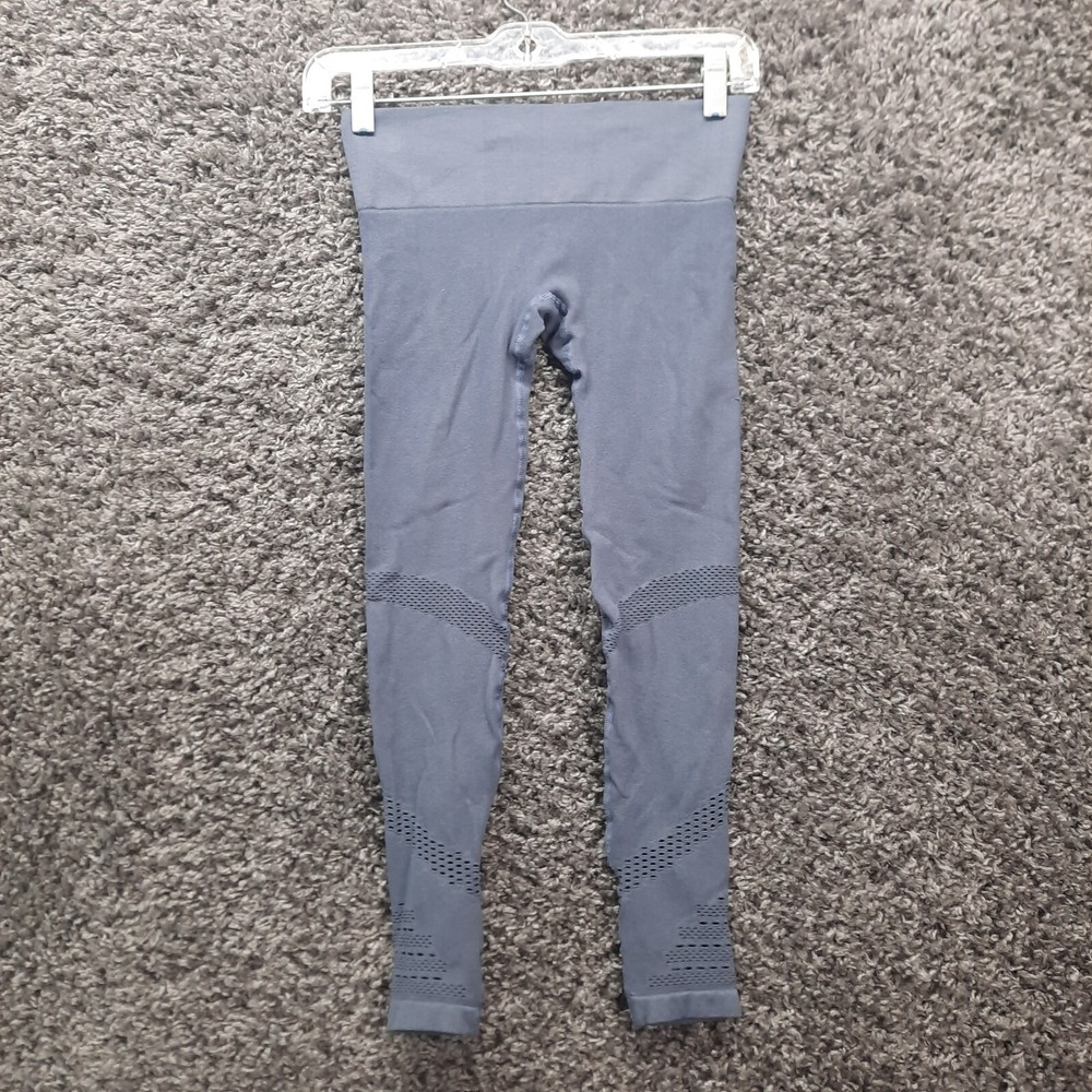 HIIT Leggings Women‎ Small Gray Athletic Athleisure Stretch Yoga Pants Gym Wear